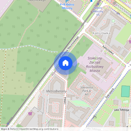 ul. Tomasza Nocznickiego, Wawrzyszew, Bielany, Warszawa, mazowieckie