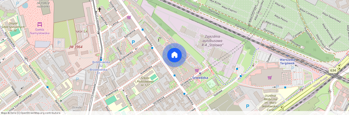 Warszawa, Praga-Północ, Nowa, Praga, Szwedzka