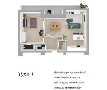 Te huur: Appartement Martinus Nijhofflaan in Delft - Foto 1