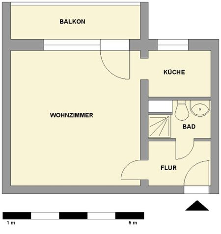 1-Raum-Wohnung - Photo 5