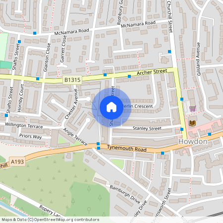 Shakespeare Street, Wallsend, Tyne and Wear, NE28