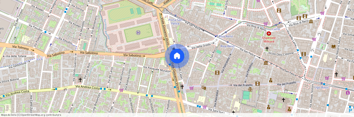 Via Monaldo Calari, Bologna, Emilia-Romagna 40122