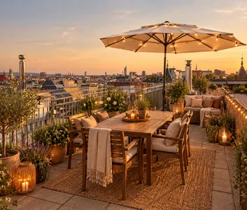 Außergewöhnliche Maisonette Wohnung mit ca. 58 m² Dachterrasse, Klimaanlage & Panoramablick - Bestlage Nahe Schottentor/ Börse - Foto 2