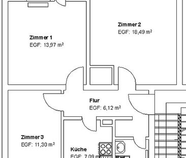 Freundliche 3 ZKB mit Balkon! - Foto 1