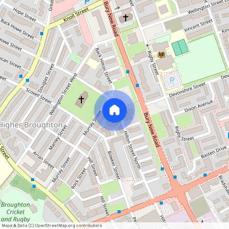 For people aged 55 and over: Hilton Street North, Manchester, Greater Manchester, M7