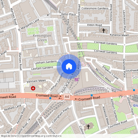 Lexham Gardens London W8, London, W8