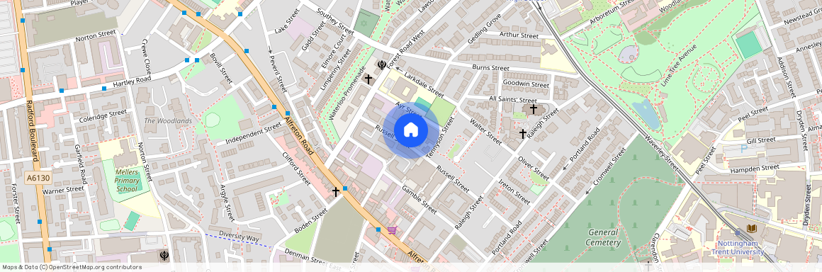 70 Russell St, NG7 4FE, Nottingham