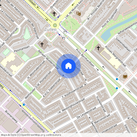 Prins Bernhardplein en omgeving, 3555 BE, A.H.G. Fokkerstraat, Utrecht