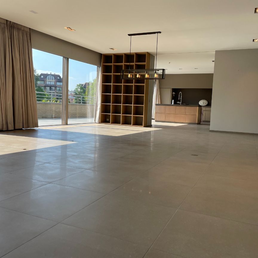 LUXE APPARTEMENT + zeer riant zongericht terras, dubbele garage & (wijn)kelder - Foto 1