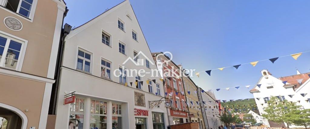 Stilvolle Dachgeschosswohnung in bester Innenstadtlage von Mindelheim - Foto 1