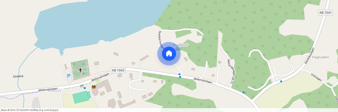 Skattkärrsvägen, Ljusterö