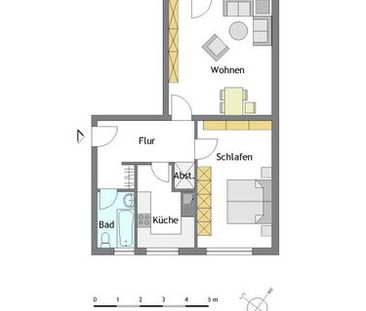 2-Zimmer-Wohnung in Mülheim-Stadtmitte mit WBS - Photo 2