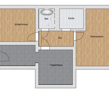 Gemütliche Wohnung im Erdgeschoss mit 6 m Balkon, Dusche, 2016 komp... - Photo 1