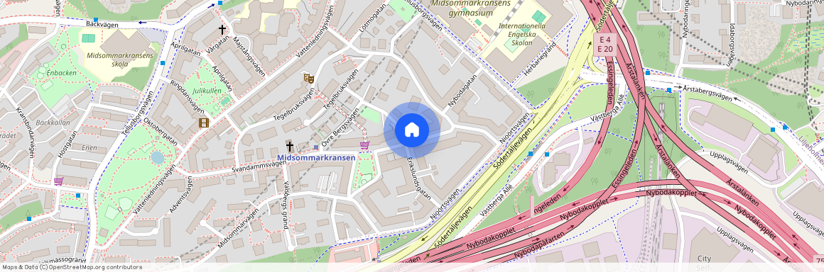 Svandammsvägen 12, Midsommarkransen