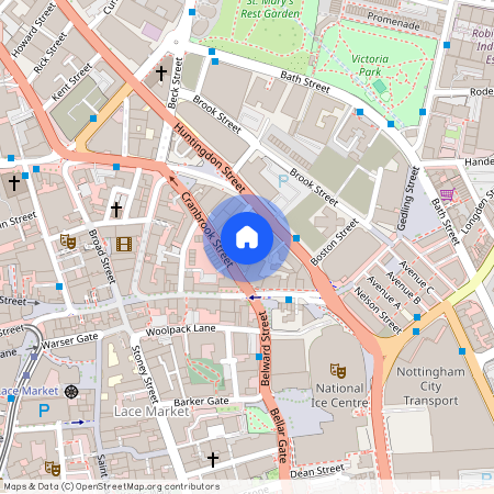 Cranbook Street, Nottingham, Nottinghamshire, NG1