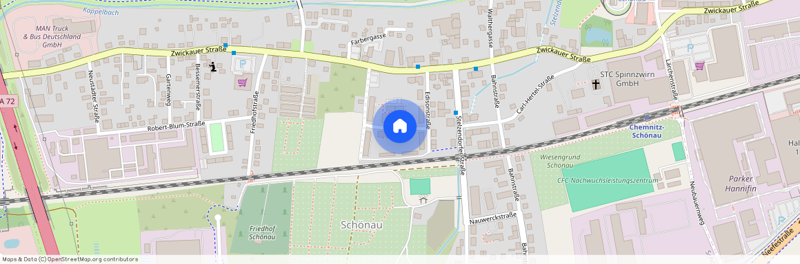 P.-Mitterhofer-Str. 3, 09116 Sachsen - Chemnitz