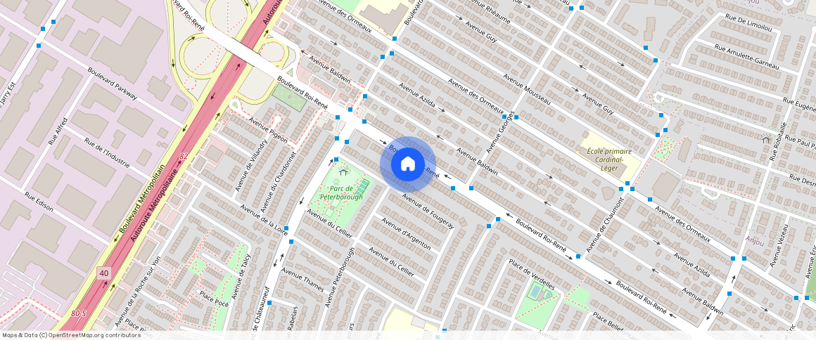 ** Boulevard Roi-René, Anjou, Anjou, Ile de Montréal, H1K 1M2