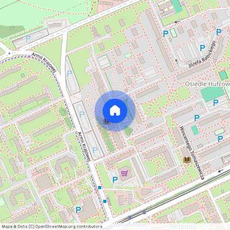 ul. Kostki Napierskiego, Retkinia, Polesie, Łódź, łódzkie