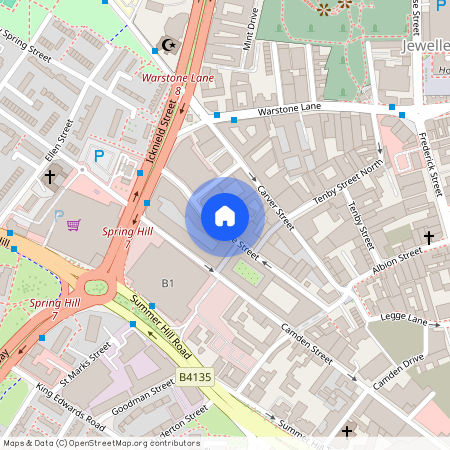 unnamed road, Birmingham, B1 3BH, United Kingdom