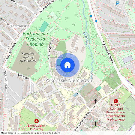 ul. dr. Judyma, Arkońskie-Niemierzyn, Zachód, Szczecin, zachodniopomorskie