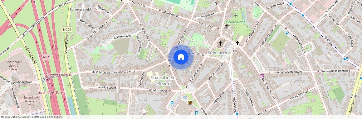 de Villegas de Clercampstraat 41 / 2.02, 1853 Strombeek-Bever