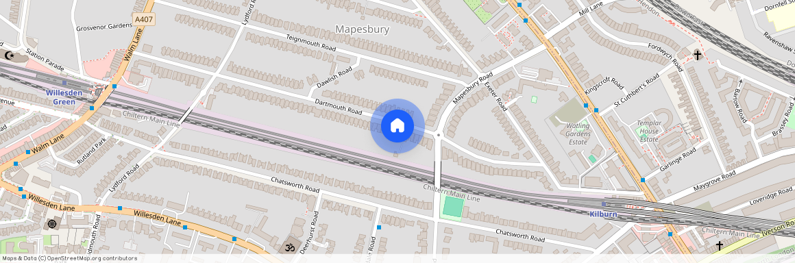 Dartmouth Road, The Mapesbury, NW2, London