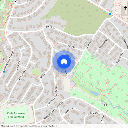 ul. Mewia, Żelechowa, Północ, Szczecin, zachodniopomorskie