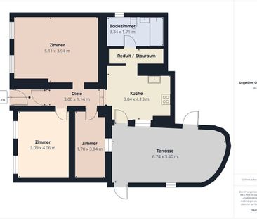 Grosszügige 3.5-Zimmer-Erdgeschosswohnung mit Terrasse in Flüh - Photo 5