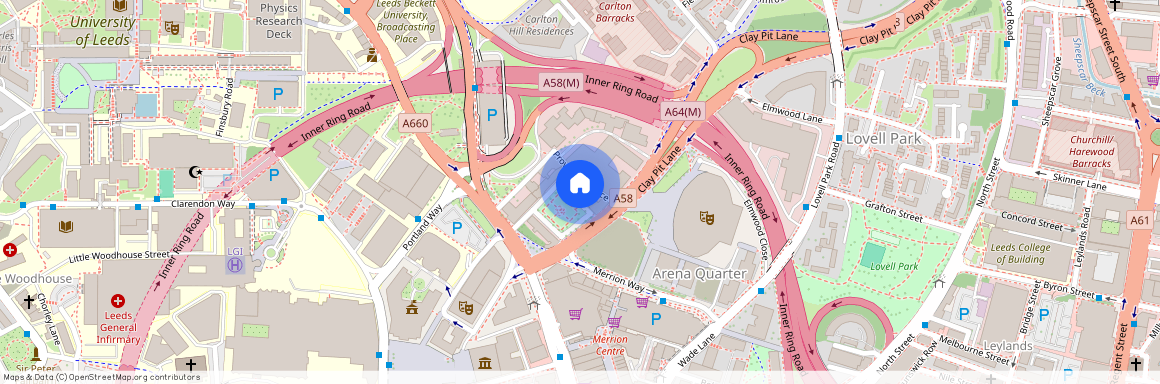 Apt 1, 17 Queen Square, 17 Queen Square LS2