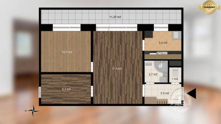 AXIS REAL | NEZARIADENÝ 2,5-izb.byt, 11m2 LODŽIA, BA IV., Červeňákova - Fotografia 3