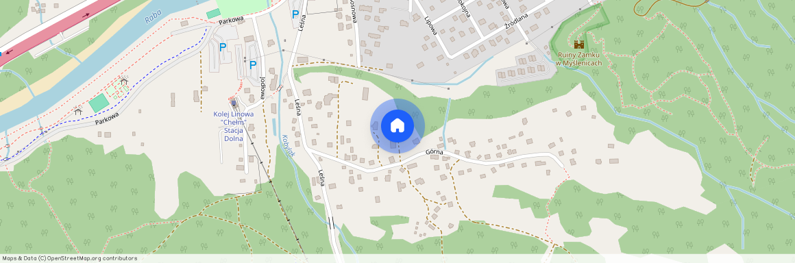 ul. Górna, Myślenice, Myślenice, myślenicki, małopolskie