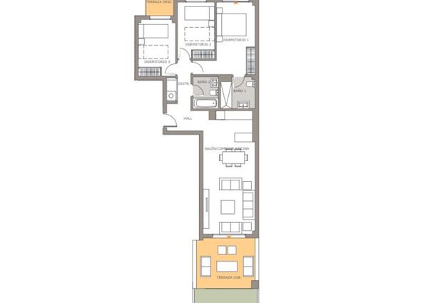 Piso En alquiler Partida Arroyo Enmedio 197, Guadalobón