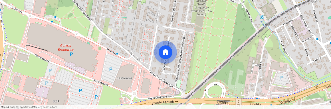 Prądnik Biały, Generała Mariana Kukiela, Kraków