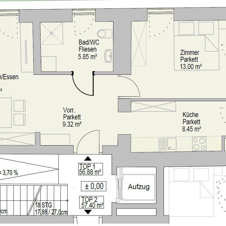 Hochwertige 2-Zimmer-Wohnung mit Balkon in unmittelbarer Nähe zur Grazer Innenstadt – Provisionsfrei! - Photo 1