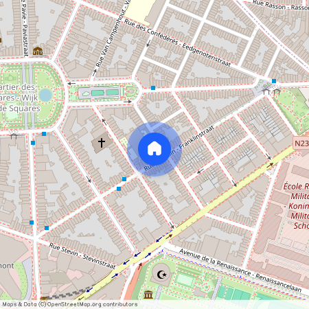 Rue Franklin, 84, 1000, Bruxelles