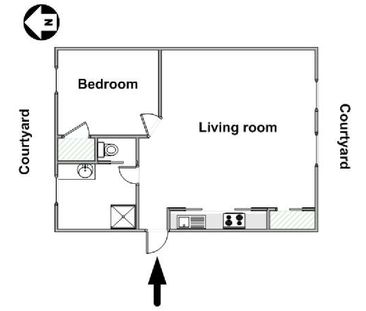 Logement à Paris, Location meublée - Photo 2