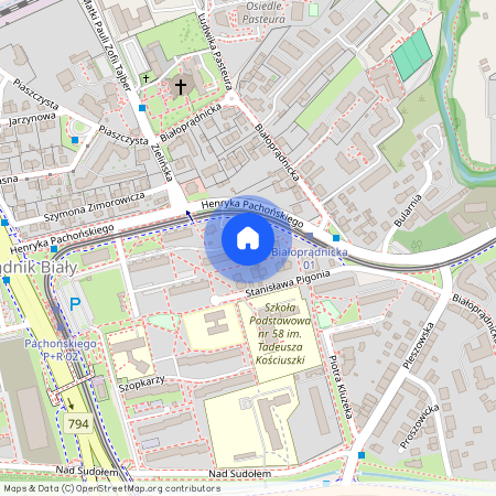 ul. Henryka Pachońskiego 18, Prądnik Biały, Prądnik Biały, Kraków, małopolskie