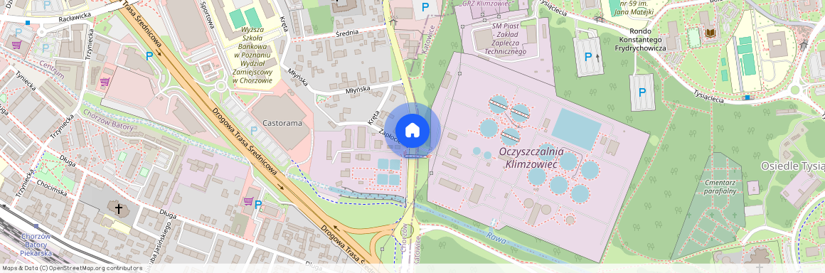 ul. ks. Jana Gałeczki, Klimzowiec, Centrum, Chorzów, śląskie