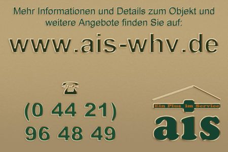 ais-GmbH bietet an: 1 ZKB Wohnung im Zentrum von Wilhelmshaven - Foto 2