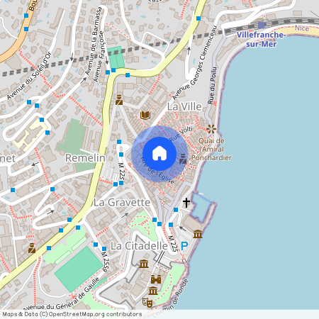 Villefranche-Sur-Mer Moyenne Corniche