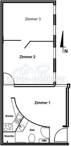 Ruhige 2,5 Zimmer am Ku'damm frisch renovierte Wohnung moebliert - Foto 5