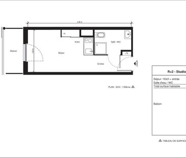 Location Appartement 1 pièce 18m² NIMES 30000 - Photo 4