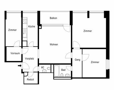Stadtnahe Wohnung am Birsköpfli - Foto 3