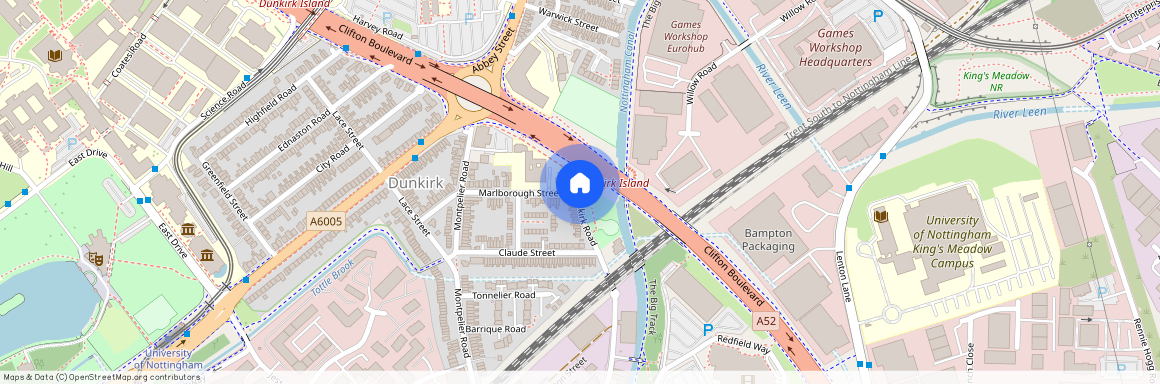 Dunkirk Road, Nottingham NG7