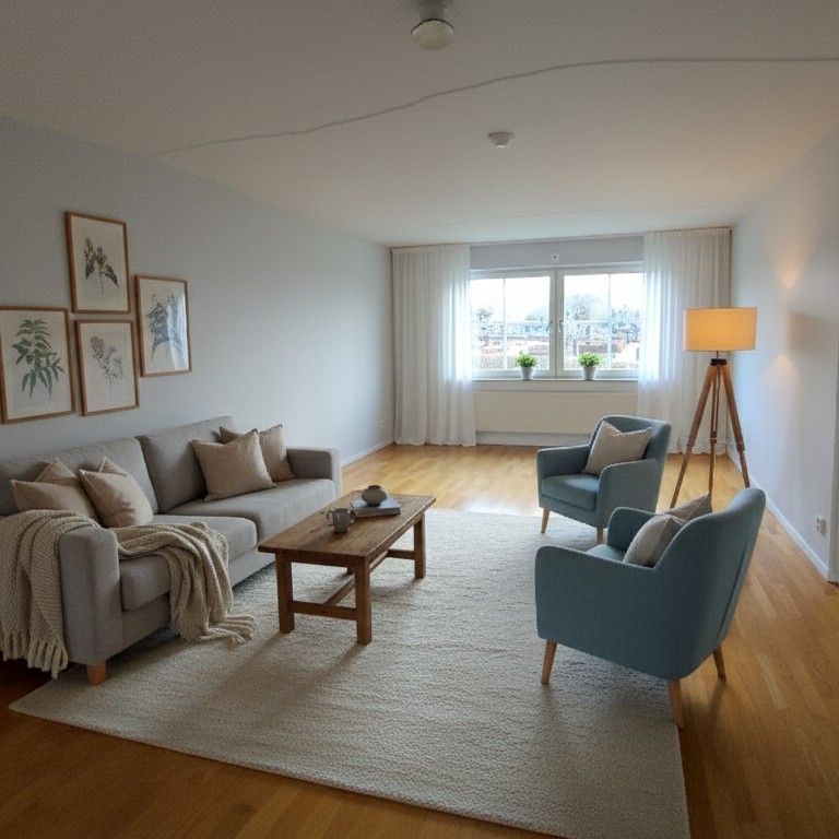 Mysig tvåa en trappa upp, med inglasad balkong - Photo 1