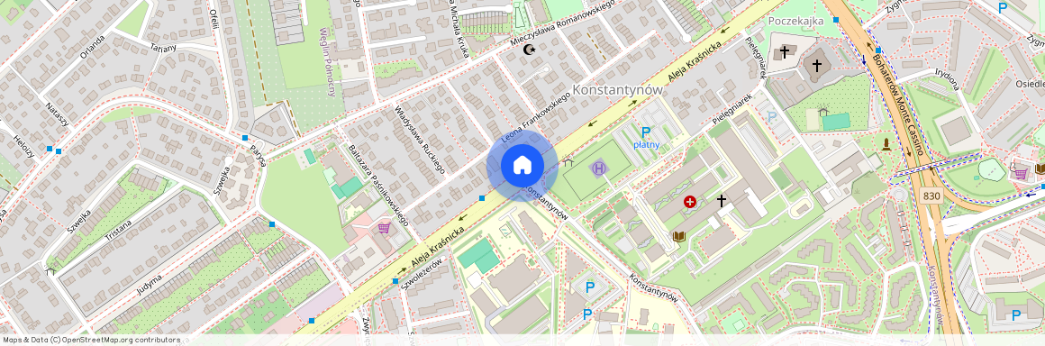 al. Kraśnicka, Konstantynów, Lublin, lubelskie