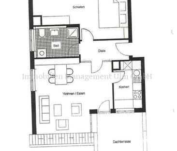 Schöne 2-Zimmer DG-Wohnung mit Dachterrasse! - Photo 3