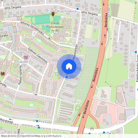 ul. Stanisława Żółkiewskiego, Osiedle Zuzanna, Tychy, śląskie