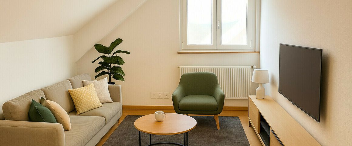 Mietobjekt - Schweiz - Mariastein 2 ZW - KLEIN, FEIN, MEIN – DACHGESCHOSSWOHNUNG MIT CHARME! - Foto 1