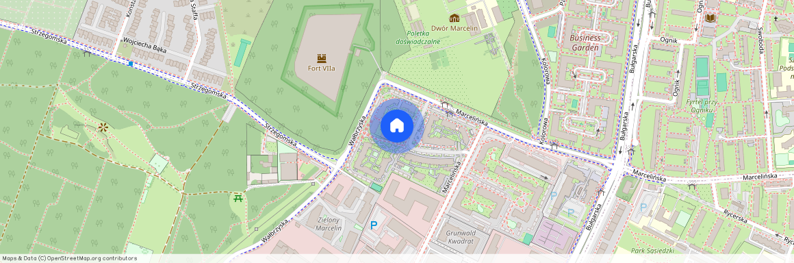 ul. Marcelińska, Marcelin, Grunwald, Poznań, wielkopolskie